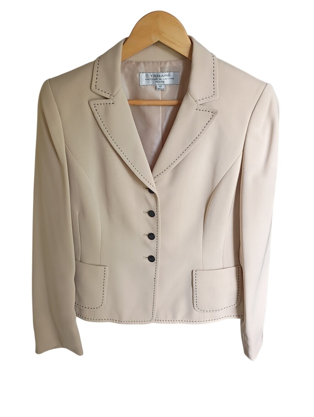 Tahari Arthur S Levine Petite Blazer And Skirt Suit Size 4P